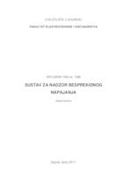 prikaz prve stranice dokumenta Sustav za nadzor besprekidnog napajanja