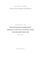 prikaz prve stranice dokumenta Projektiranje nadređenog uređaja u sustavu za upravljanje baterijskim paketom