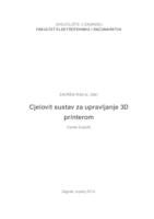 prikaz prve stranice dokumenta Cjelovit sustav za upravljanje 3D printerom