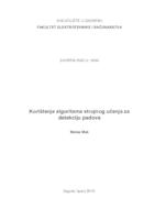 Poveznica na dokument Korištenje algoritama strojnog učenja za detekciju padova