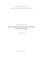 prikaz prve stranice dokumenta Hibridni supekondenzatorsko-baterijski spremnik energije