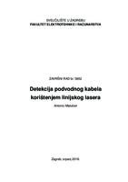 prikaz prve stranice dokumenta Detekcija podvodnog kabela korištenjem linijskog lasera