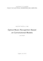 prikaz prve stranice dokumenta Optičko raspoznavanje glazbe temeljeno na konvolucijskim modelima