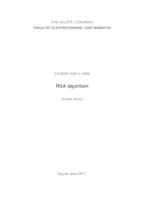 prikaz prve stranice dokumenta RSA algoritam