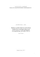 prikaz prve stranice dokumenta Nadzor prekomjerne potrošnje električne energije glavnog energetskog razvoda FER-a