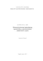 prikaz prve stranice dokumenta Dimenzioniranje baterijskog spremnika u punionicama električnih vozila