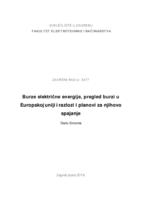 prikaz prve stranice dokumenta Burze električne energije, pregled burzi u Europskoj uniji i razlozi i planovi za njihovo spajanje