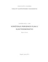 prikaz prve stranice dokumenta Korištenje prirodnog plina u elektroenergetici