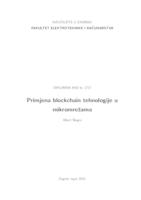 prikaz prve stranice dokumenta Primjena blockchain tehnologije u mikromrežama