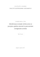 prikaz prve stranice dokumenta Određivanje značajki oblika zuba za procjenu godina starosti iz panoramske rendgenske snimke