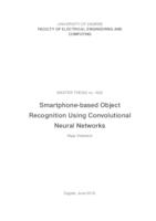 prikaz prve stranice dokumenta Raspoznavanje objekata na pametnom telefonu primjenom konvolucijskih neuronskih mreža