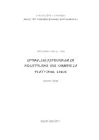 prikaz prve stranice dokumenta Upravljački program za industrijske USB kamere za platformu Linux