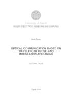 prikaz prve stranice dokumenta Optical communication based on wavelength reuse and modulation averaging