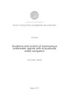 prikaz prve stranice dokumenta Guidance and control of autonomous underwater agents with acoustically aided navigation