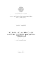 prikaz prve stranice dokumenta Network on chip many-core architectures for multimedia processing 