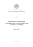 prikaz prve stranice dokumenta Linearno parametarski promjenjivo upravljanje velikim vjetroagregatima 