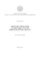 prikaz prve stranice dokumenta Adaptive stimulation of emotional system based on virtual reality