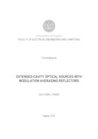 prikaz prve stranice dokumenta Extended-cavity optical sources with modulation averaging reflectors