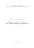 prikaz prve stranice dokumenta Tehno ekonomska analiza virtualne višeenergijske elektrane