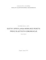 prikaz prve stranice dokumenta Sustav upravljanja mobilnog robota preko Bluetooth komunikacije