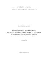 prikaz prve stranice dokumenta Koordinirano upravljanje proizvodnje fotonaponske elektrane i punjenja električnih vozila
