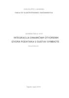 prikaz prve stranice dokumenta Integracija dinamičnih otvorenih izvora podataka u sustav symbIoTe