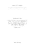 prikaz prve stranice dokumenta Trenutne perspektive dobave plina i plinskih elektrana u Hrvatskoj i Europi