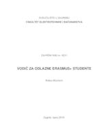 prikaz prve stranice dokumenta Vodič za odlazne Erasmus+ studente