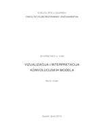 prikaz prve stranice dokumenta Vizualizacija i interpretacija konvolucijskih modela