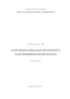 prikaz prve stranice dokumenta Električna vozila kao protrošači u elektroenergetskom sustavu
