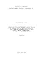 prikaz prve stranice dokumenta Oblikovanje baze 3DTV sekvenci za vrednovanje objektivnih mjera kvalitete slike