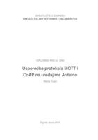 prikaz prve stranice dokumenta Usporedba protokola MQTT i CoAP na uređajima Arduino