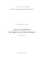 prikaz prve stranice dokumenta Analiza ograničenja implementacije pametnih mreža