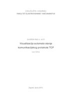 prikaz prve stranice dokumenta Vizualizacija automata stanja komunikacijskog protokola TCP