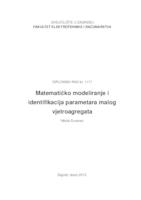 prikaz prve stranice dokumenta Matematičko modeliranje i identifikacija parametara malog vjetroagregata