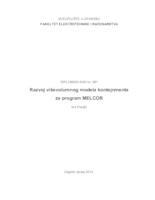 prikaz prve stranice dokumenta Razvoj viševolumnog modela kontejnmenta za program MELCOR
