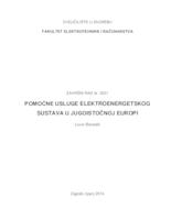 prikaz prve stranice dokumenta Pomoćne usluge elektroenergetskog sustava u jugoistočnoj Europi