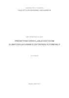 prikaz prve stranice dokumenta Prediktivno upravljanje sustavom klimatizacije kabine električnog automobila