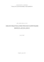 prikaz prve stranice dokumenta Oblikovanje poslovnih procesa korištenjem Markovljevog lanca