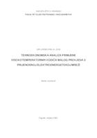 prikaz prve stranice dokumenta Tehnoekonomska analiza primjene visokotemperaturnih vodiča malog provjesa u prijenosnoj elektroenergetskoj mreži