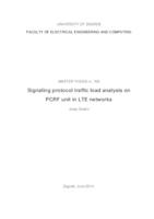 prikaz prve stranice dokumenta Analiza opterećenja signalizacijskog prometa na PCRF jedinicu u LTE mrežama