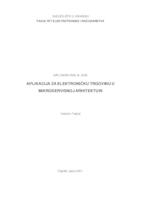 prikaz prve stranice dokumenta Aplikacija za elektroničku trgovinu u mikroservisnoj arhitekturi