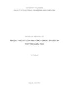 prikaz prve stranice dokumenta Predviđanje kretanja cijene valute Bitcoin na temelju analize Twittera