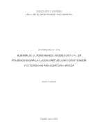 prikaz prve stranice dokumenta Mjerenje ulazne impedancije sustava za prijenos signala ljudskim tijelom korištenjem vektorskog analizatora mreža